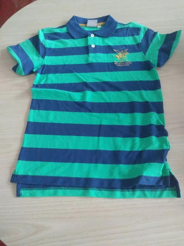 yarn dyed striped polo shirt