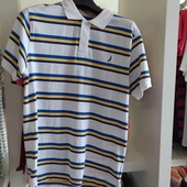 yarn dyed striped polo shirt